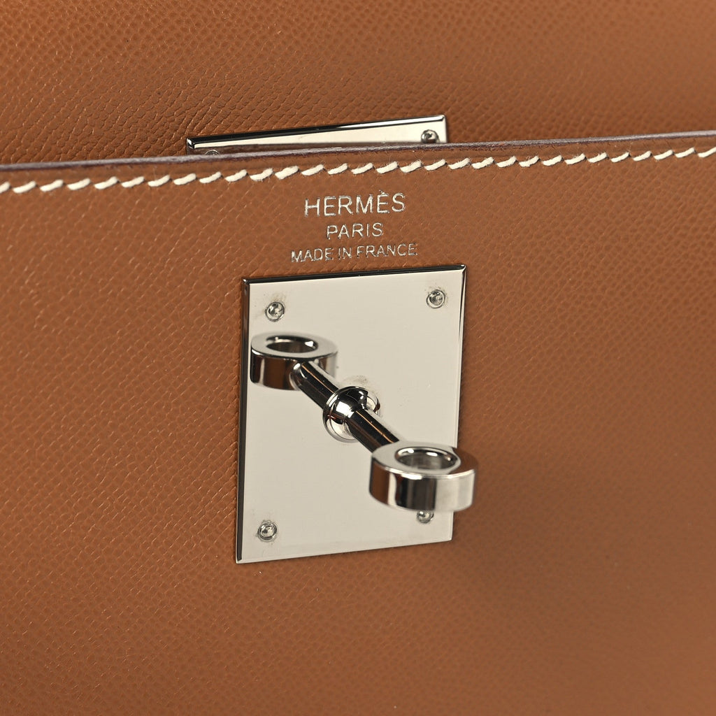 Madame Calfskin Kelly Sellier 28 Gold