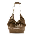 Nappa Small Squeeze Bag Oak