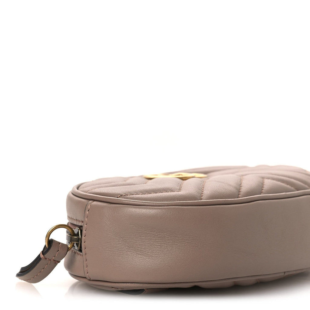 Calfskin Matelasse GG Marmont Belt Bag 85 34 Porcelain Rose