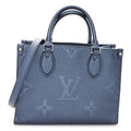 Metallic Empreinte Monogram Giant Onthego PM Navy Nacre