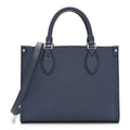 Metallic Empreinte Monogram Giant Onthego PM Navy Nacre