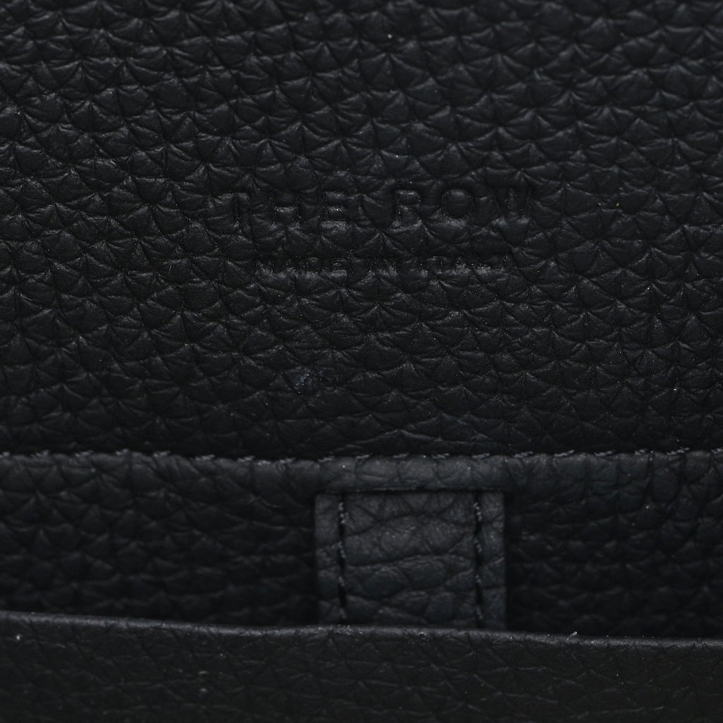 Grained Calfskin Soft Margaux 10 Bag Black