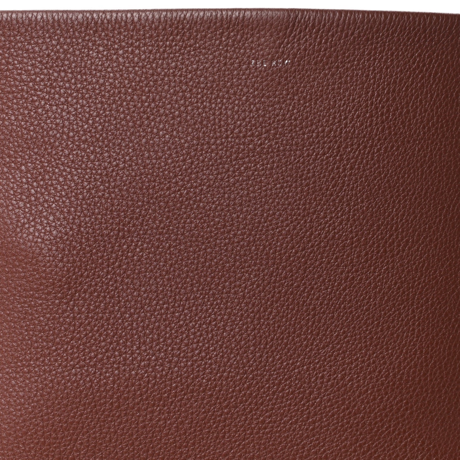 Grained Calfskin Large N/S Park Tote Burnt Wood