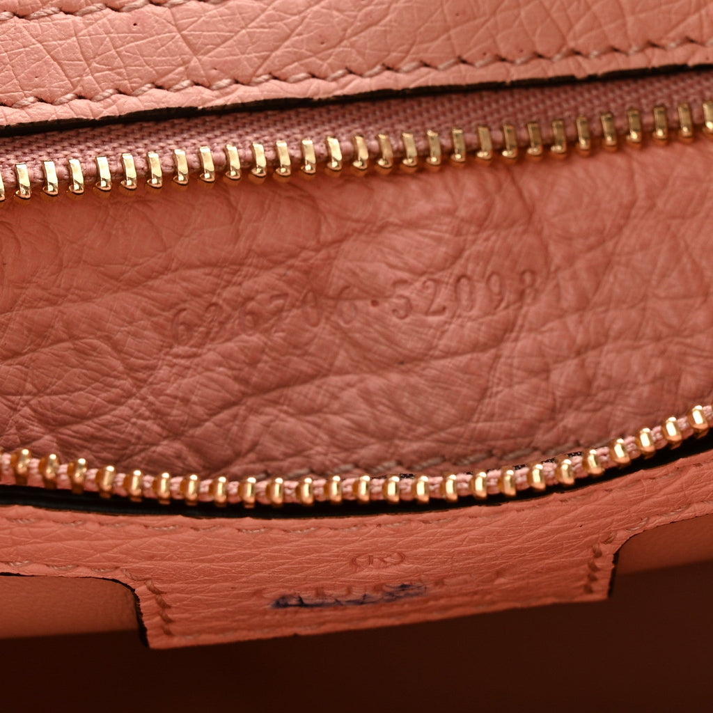 Snakeskin Ostrich Calfskin Small Jackie 1961 Hobo Pink Multicolor