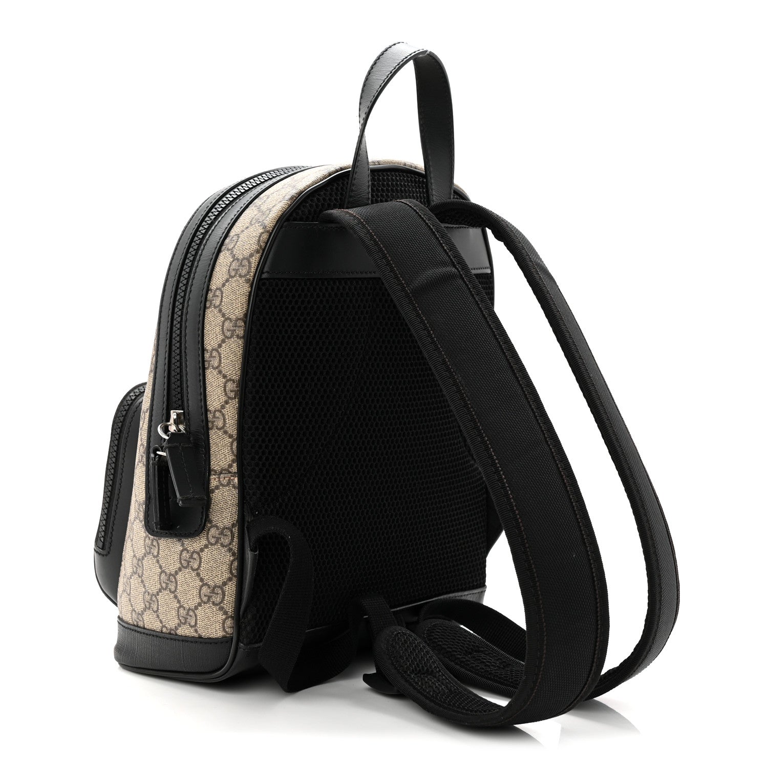 GG Supreme Monogram Small Eden Day Backpack Black