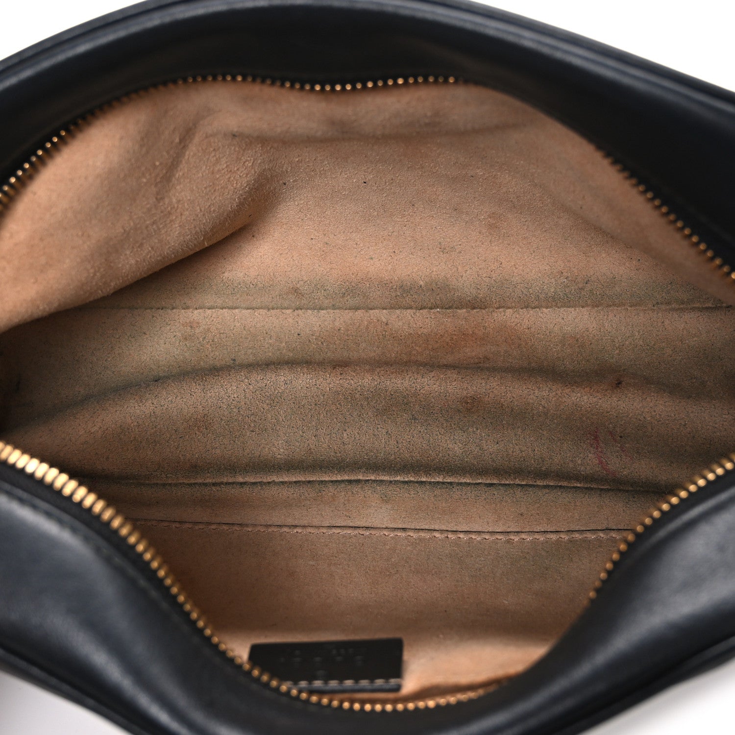 Calfskin Matelasse Small GG Marmont Chain Shoulder Bag Black