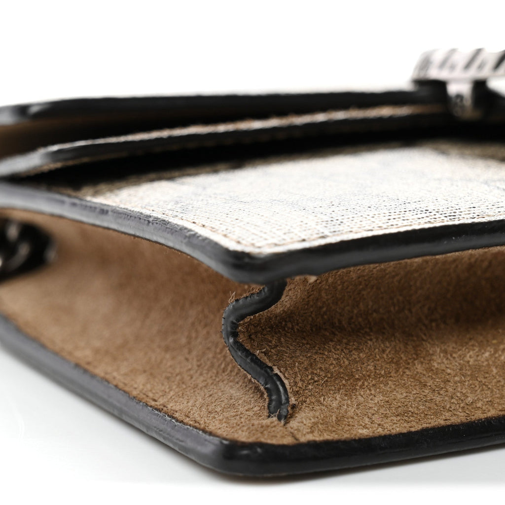 GG Supreme Monogram Super Mini Dionysus Shoulder Bag Taupe