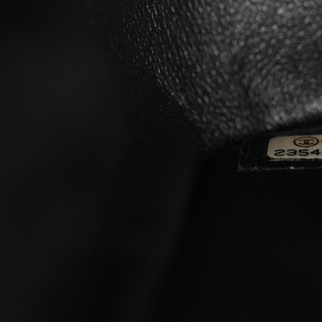 Caviar Quilted Mini Rectangular Flap Black
