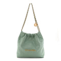 Shiny Calfskin Quilted Small Chanel 22 Light Green