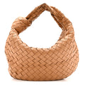 Nappa Intrecciato Teen Jodie Hobo Caramel