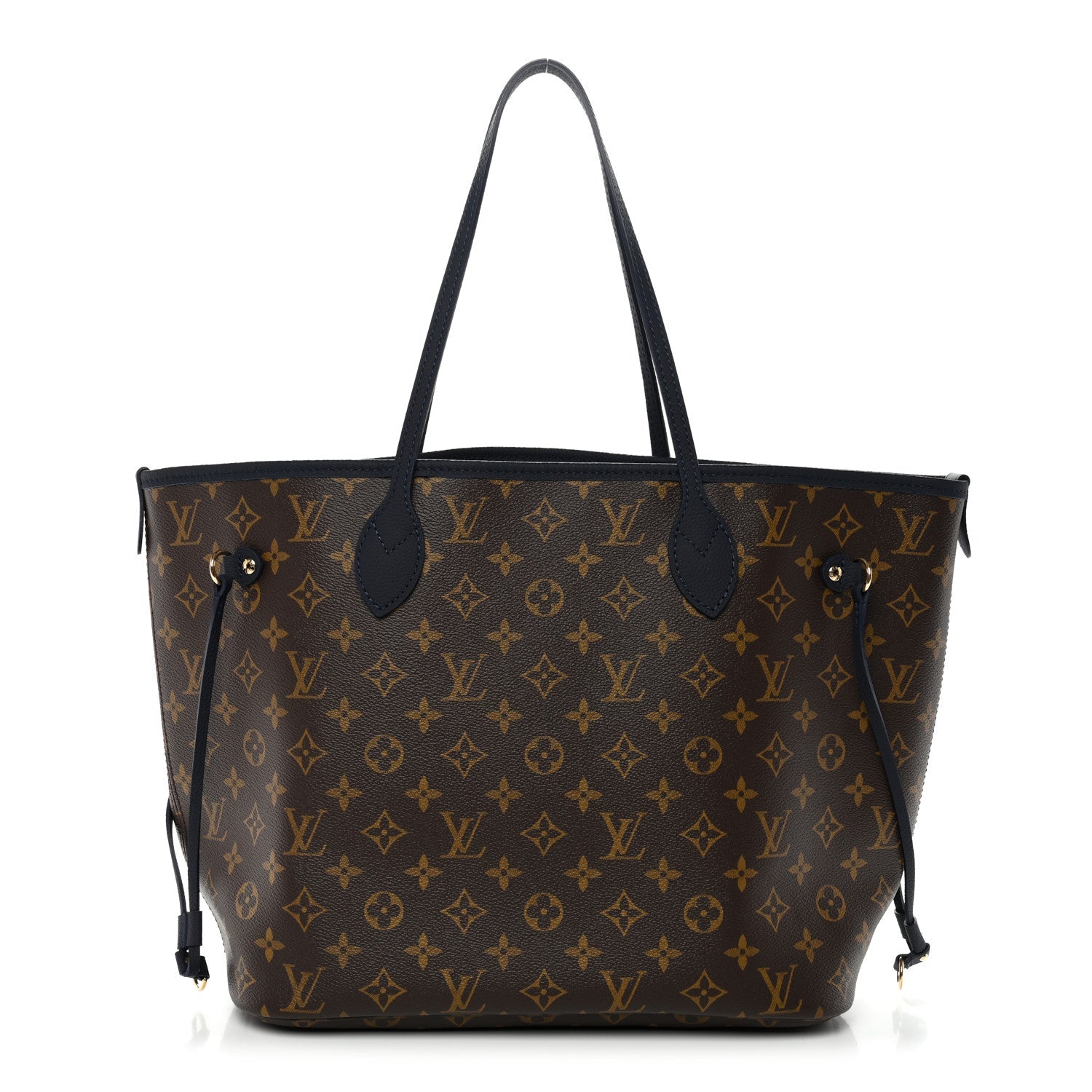 Monogram Calfskin Neo Neverfull Inside Out MM Navy