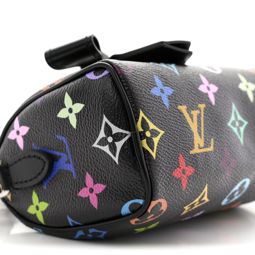 LV X TM Monogram Multicolor Nano Speedy Black