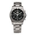 Titanium 43mm Chronospace Evo B60 Chronograph Quartz Watch Black EB6010