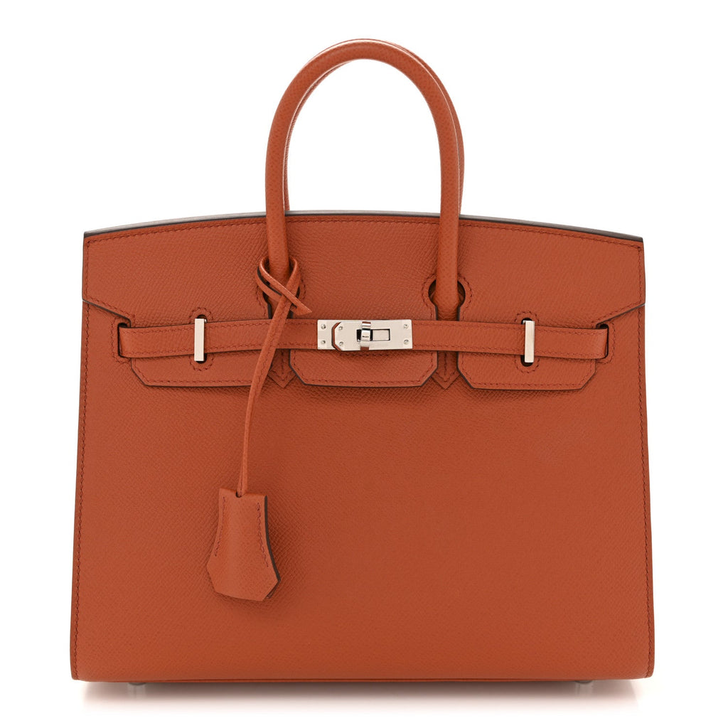 Epsom Birkin Sellier 25 Terre Battue
