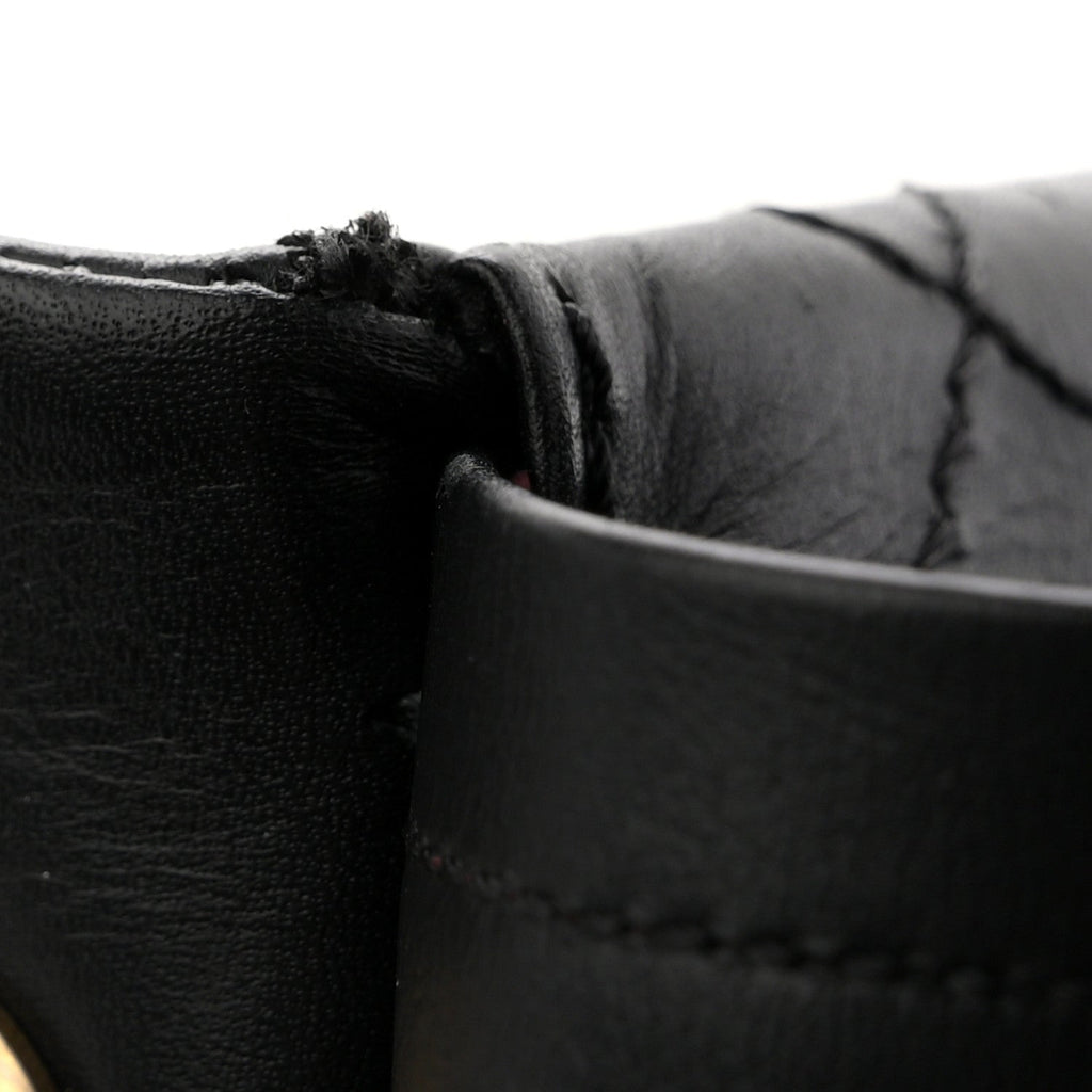 Aged Calfskin Quilted 2.55 Reissue 225 Flap Black