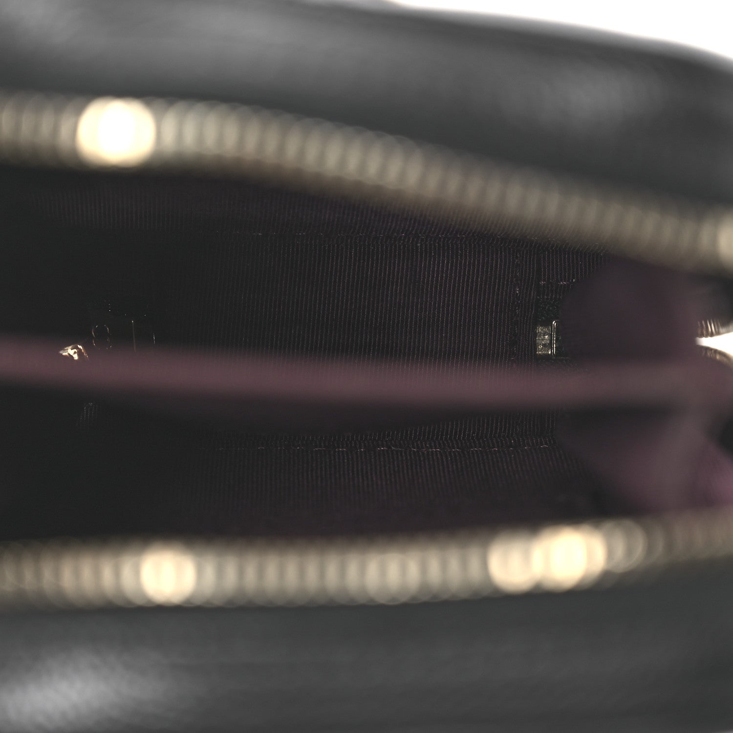 Caviar Quilted Phone Holder Wallet On Chain WOC Black