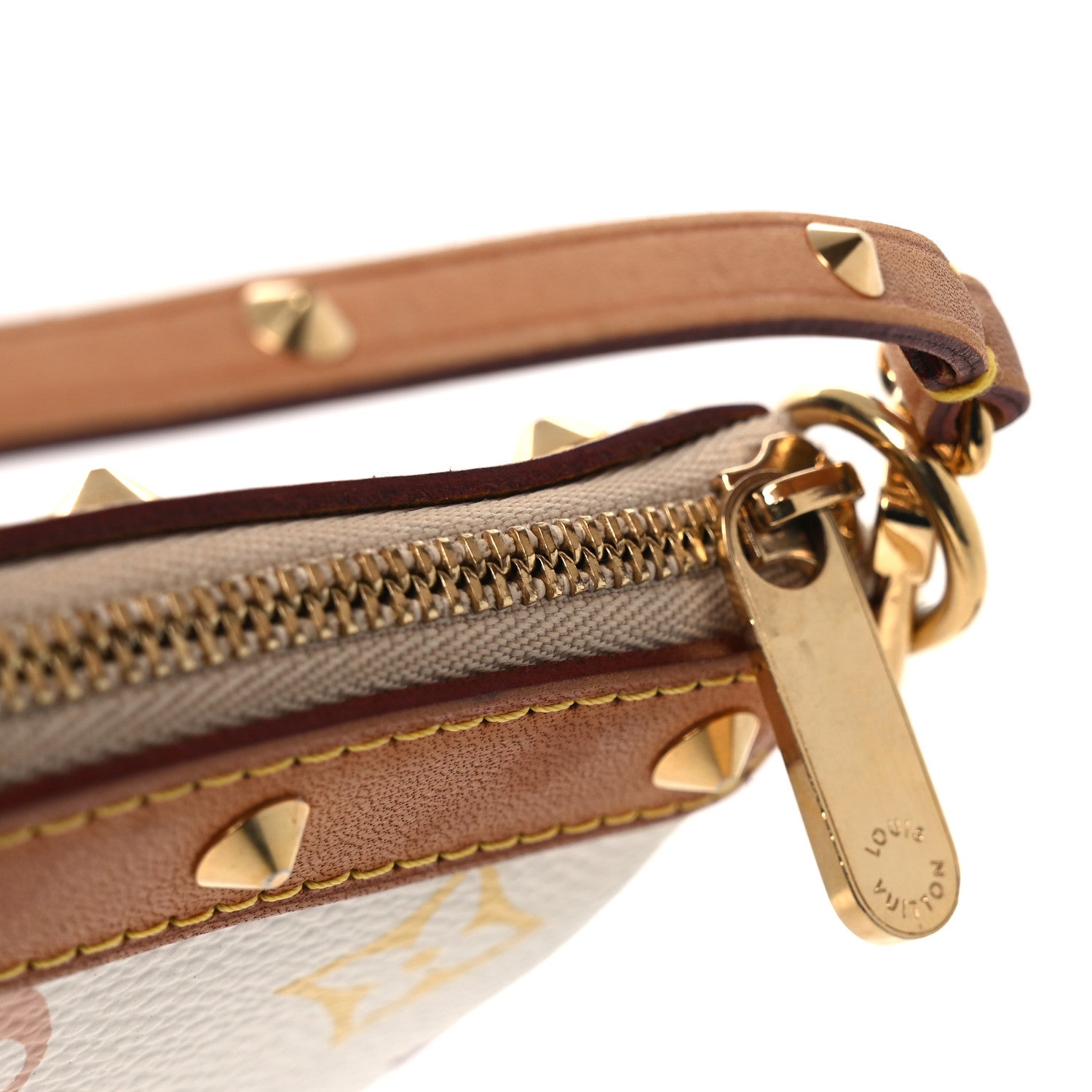 Monogram Multicolor Pochette Accessories White