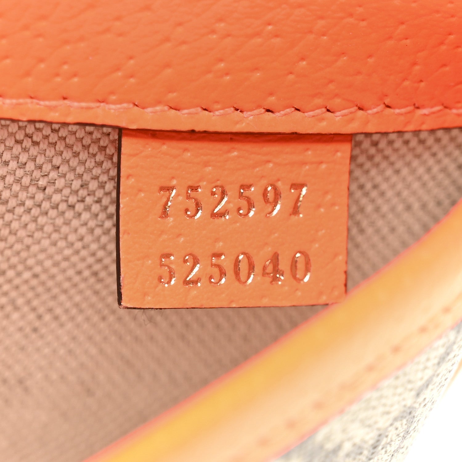 GG Supreme Monogram Web Small Ophidia Belt Bag Beige Ebony Orange Fluo