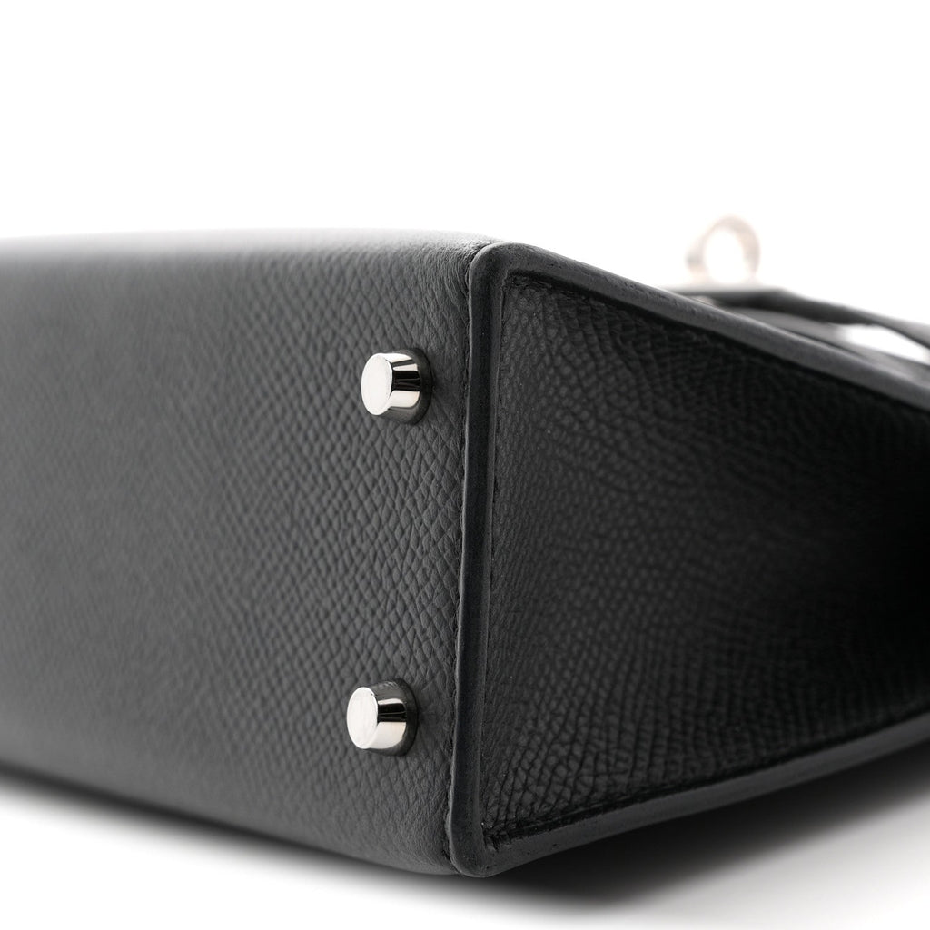 Epsom Mini Kelly Sellier 20 Black