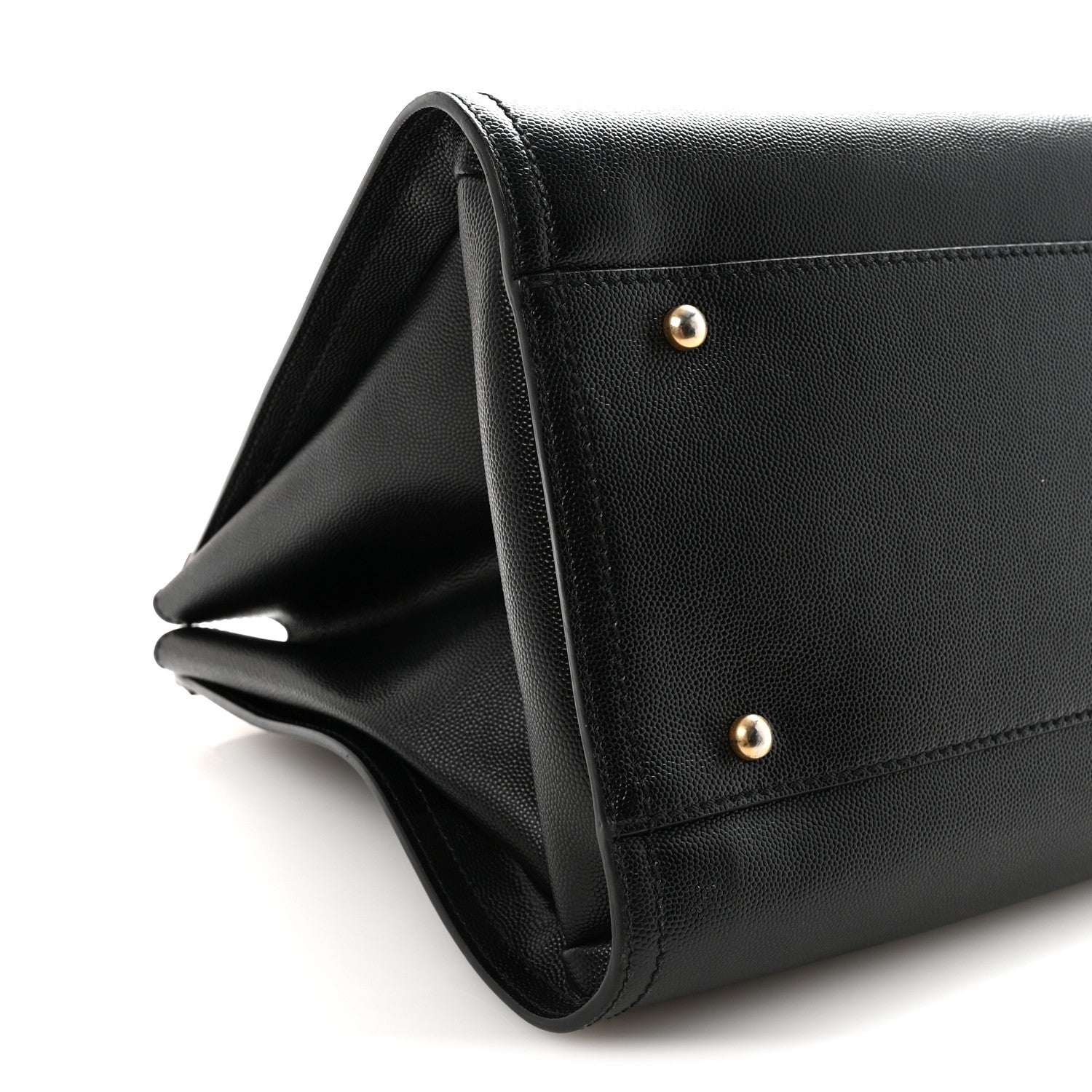 Caviar Small Studded Deauville Tote Black