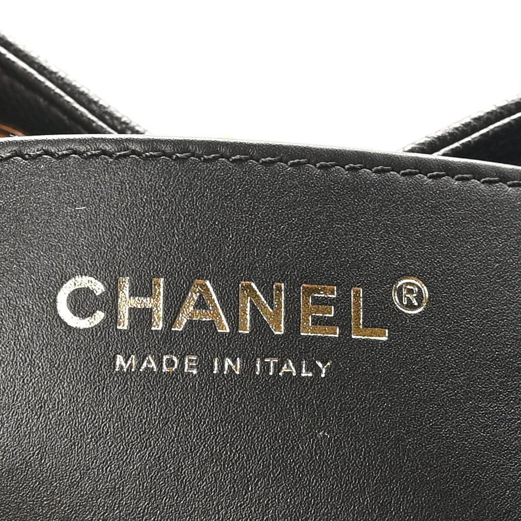 Caviar Quilted Small Chanel 25 Handbag Black