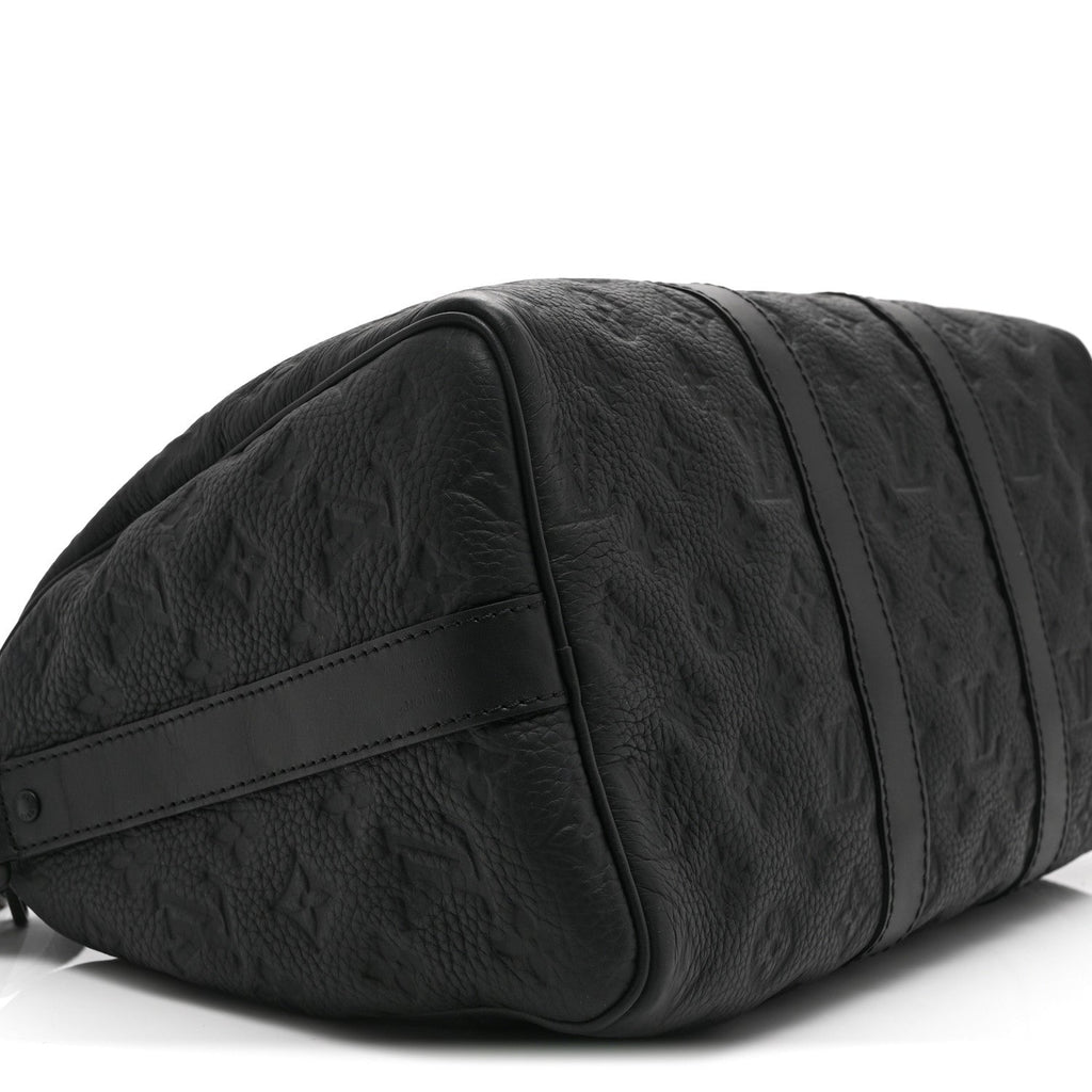 Monogram Taurillon Keepall Bandouliere 35 Black