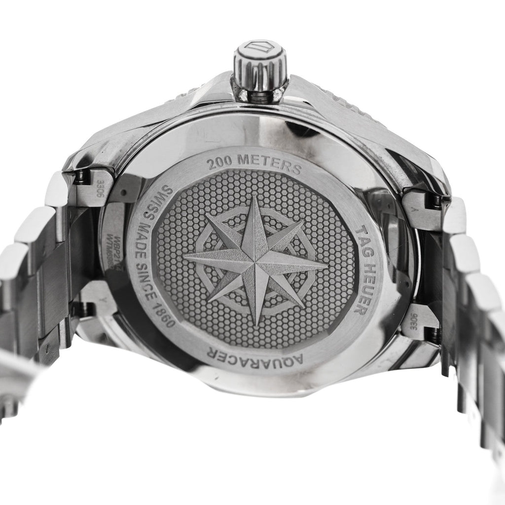 Stainless Steel 40mm Aquaracer Professional 200 Solargraph Automatic Watch Red WBP2114