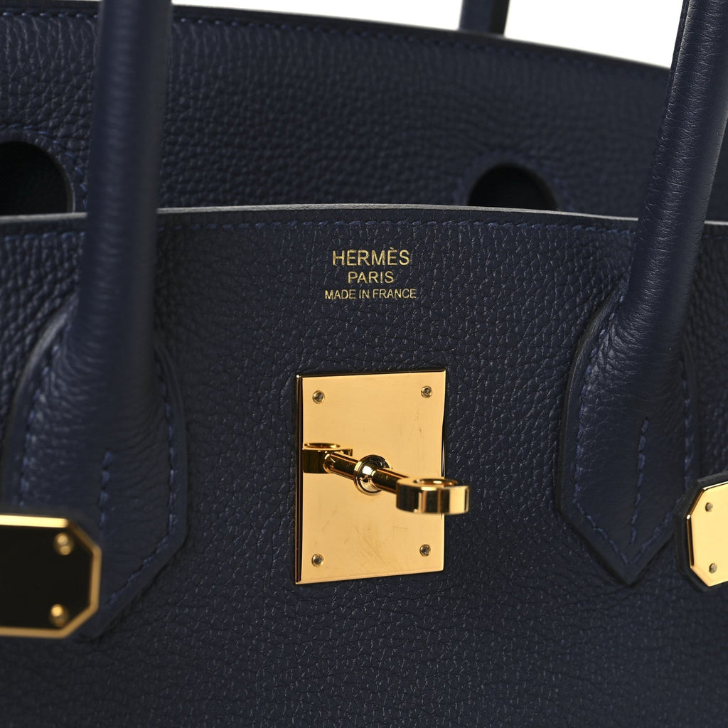 Togo Birkin 30 Bleu Nuit