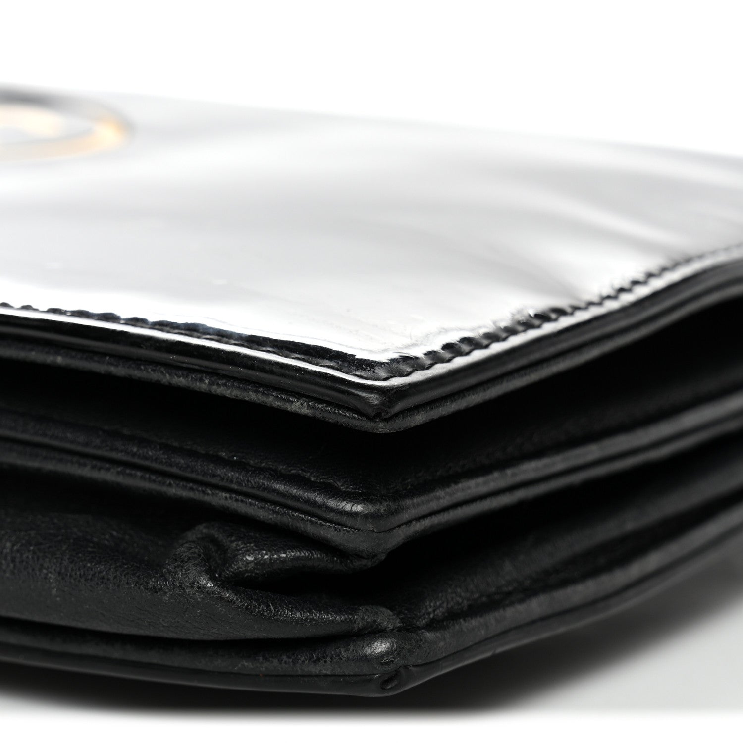 Patent CC Compact Wallet on Chain WOC Black