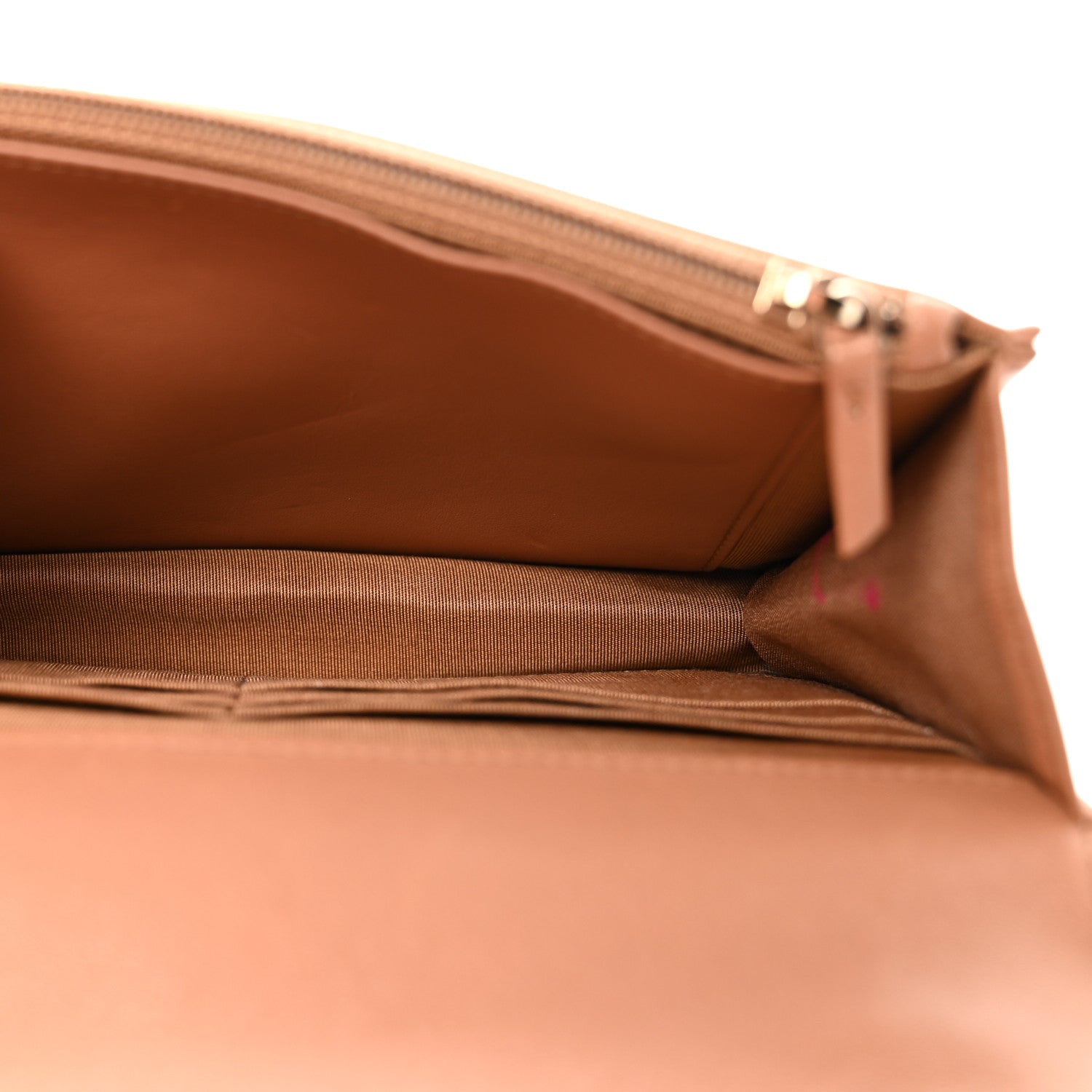 Lambskin Quilted Chanel 19 Wallet On Chain WOC Brown
