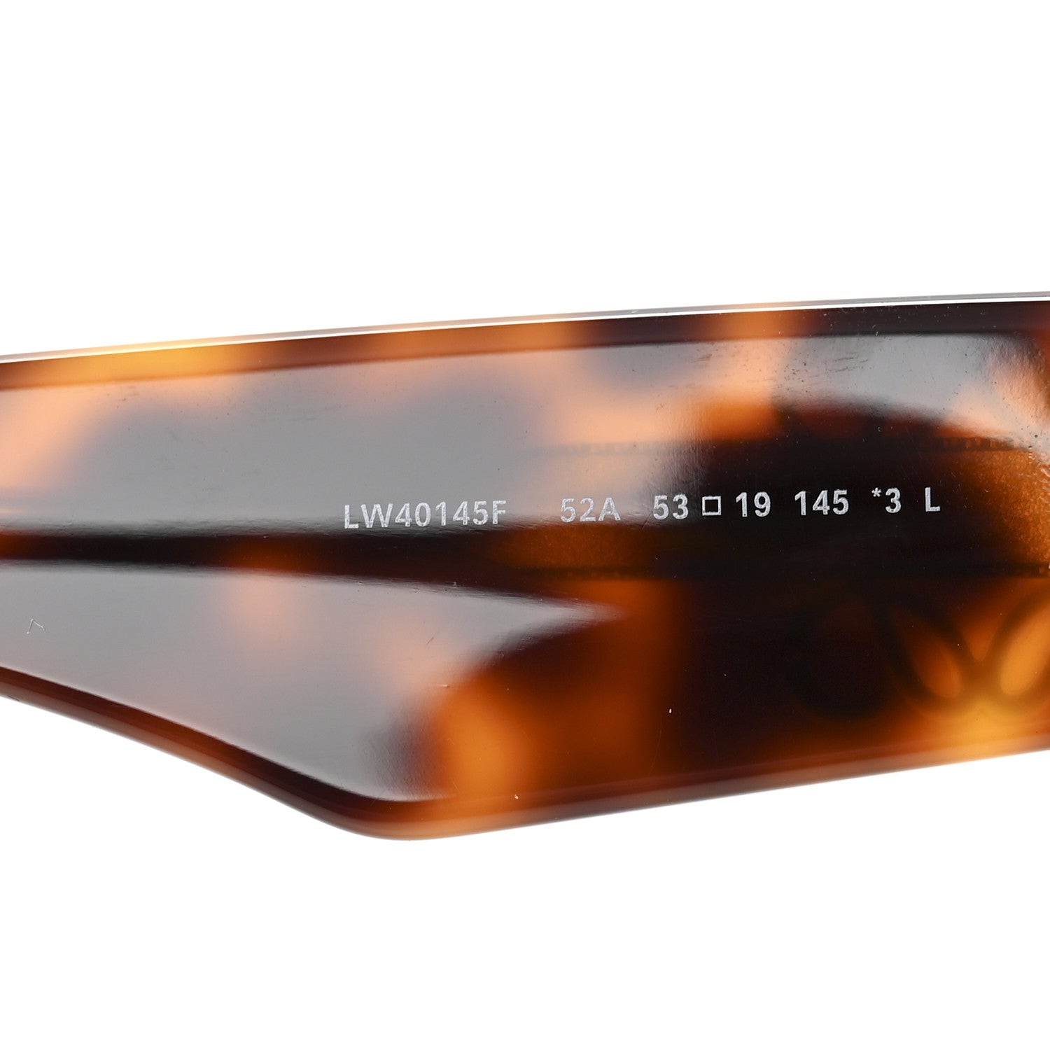 Acetate Anagram Cat Eye Sunglasses LW40145F Havana