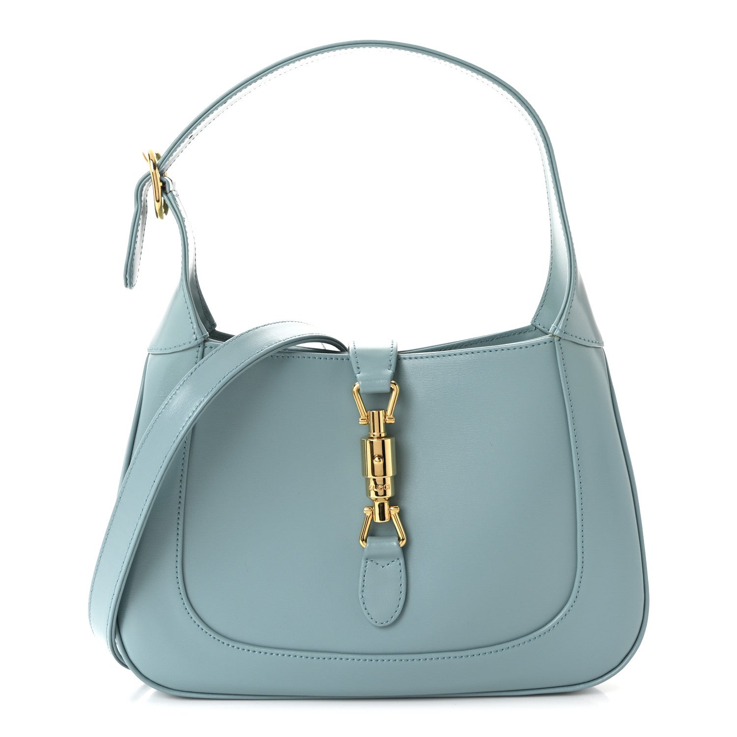 Boarded Dyana Lux Calfskin Small Jackie 1961 Hobo Dusty Azure