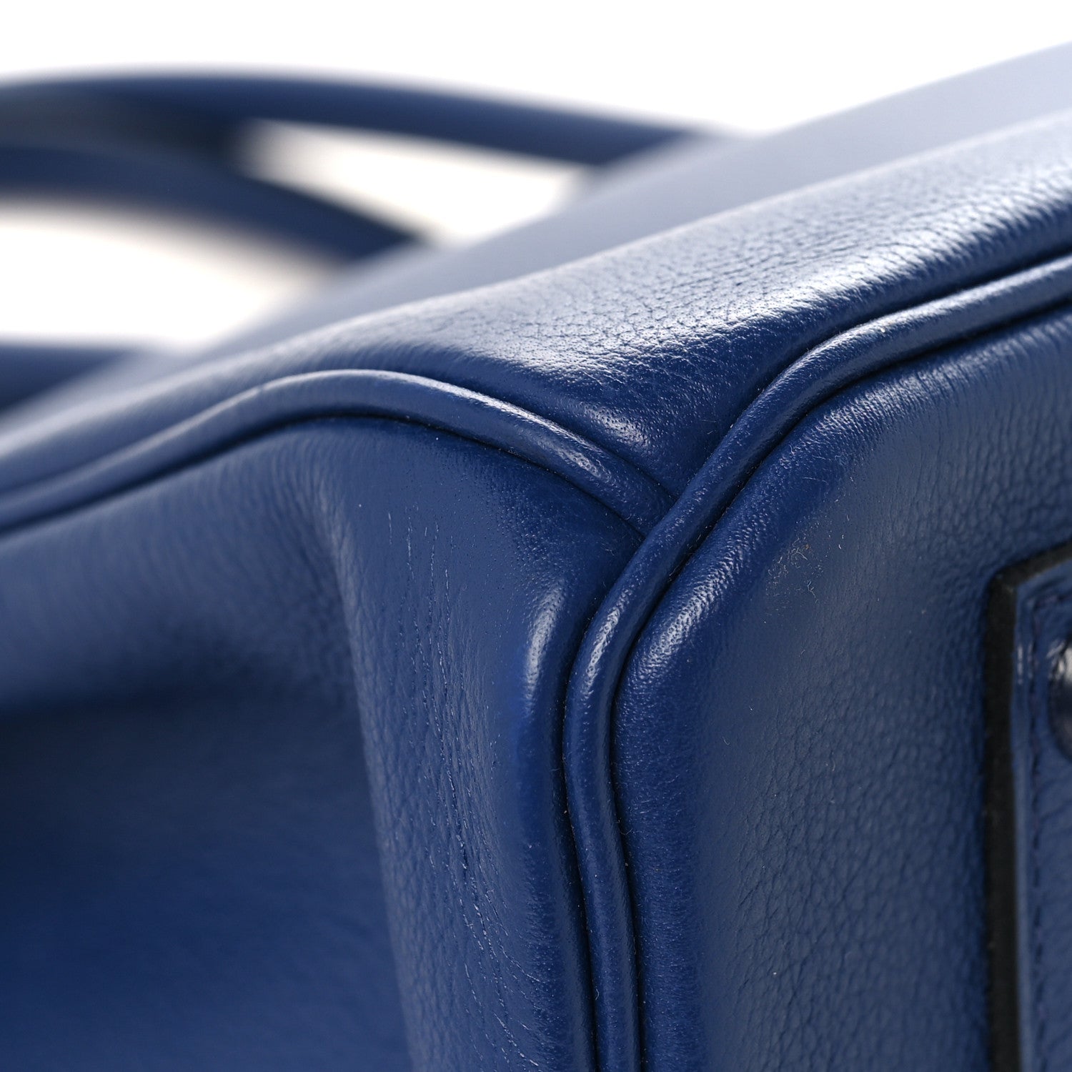 Taurillon Novillo Sea Surf Birkin 35 Bleu Saphir