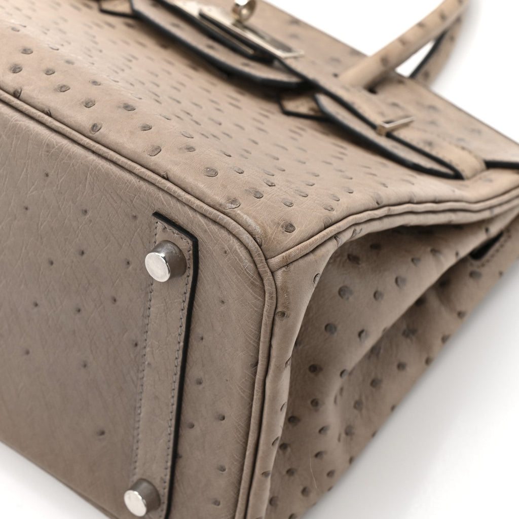Ostrich Birkin 30 Mousse