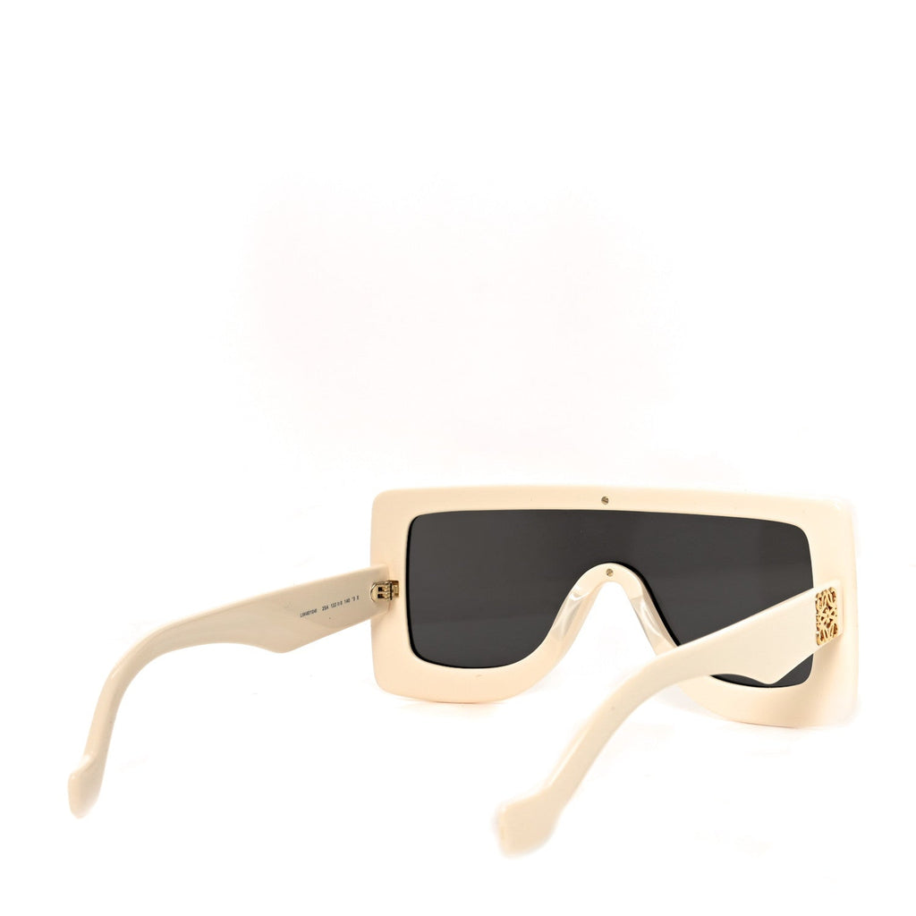 Acetate Anagram Shield Sunglasses LW40104I Beige