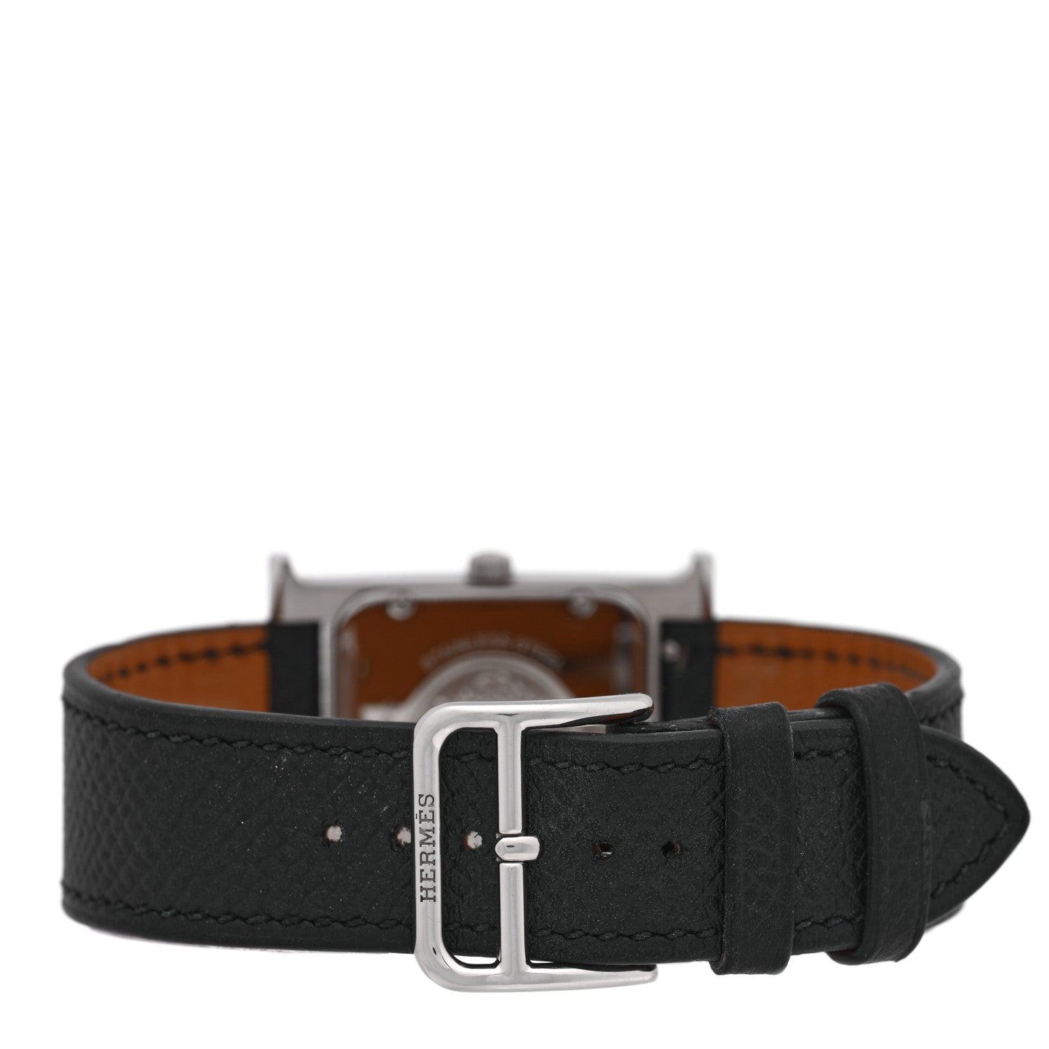 Stainless Steel Epsom 26mm Heure H Hour Quartz Watch Noir