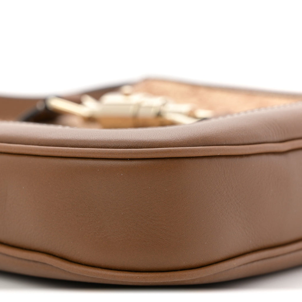 Raffia GG Supreme Monogram Calfskin Small Jackie 1961 Hobo Natural