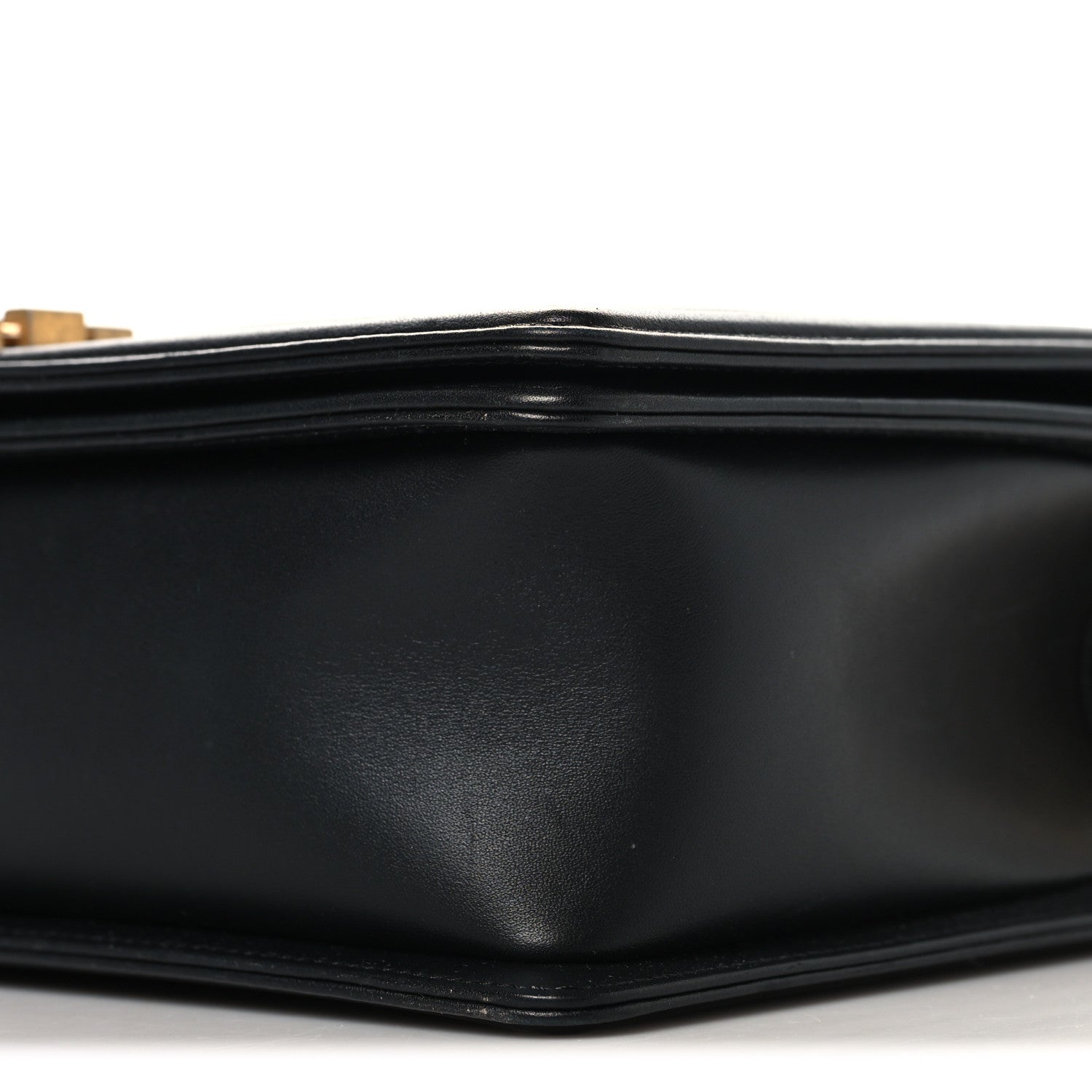 Calfskin Quilted New Medium Boy Flap Black