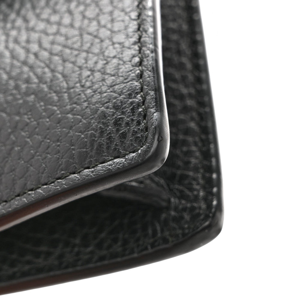 Dollar Calfskin Crystal Super Mini Dionysus Shoulder Bag Black