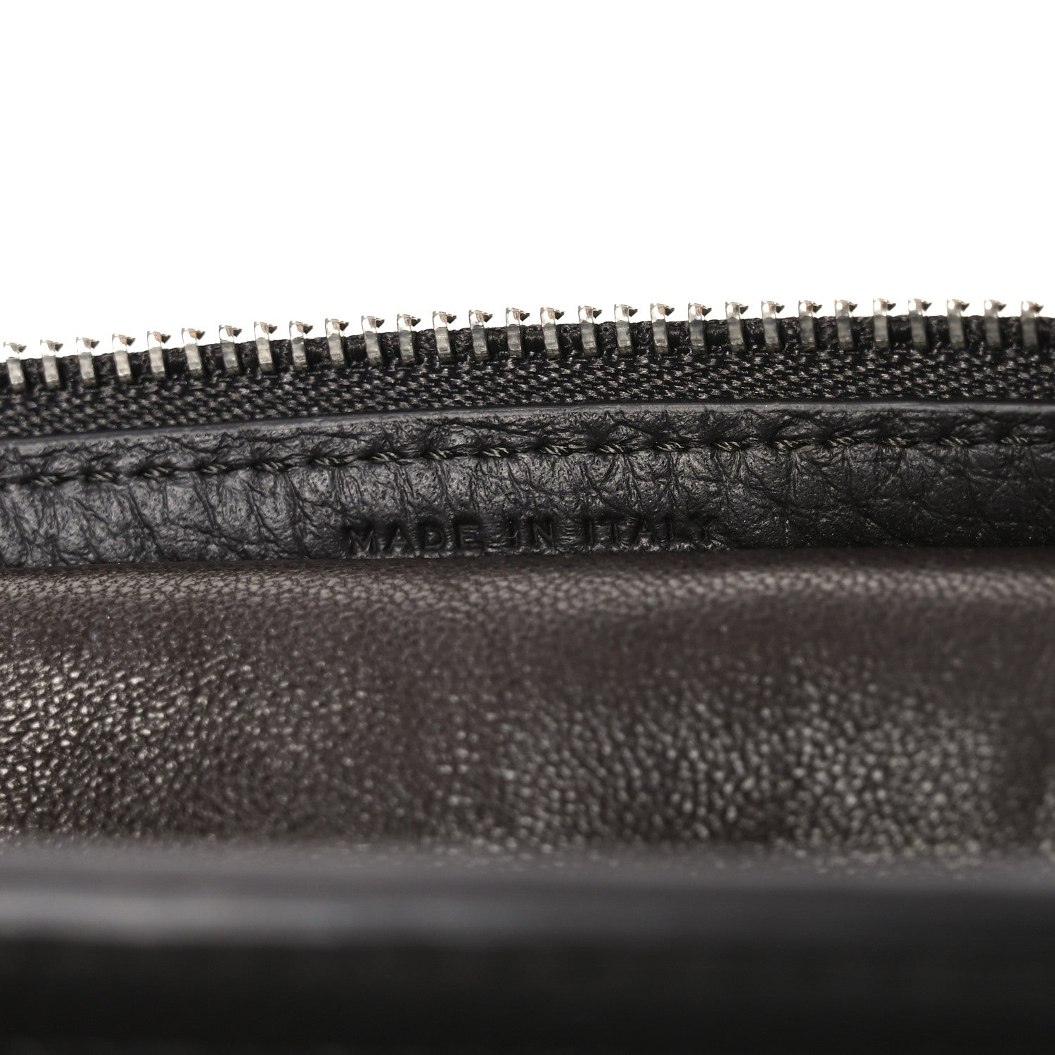 Grained Calfskin Small Slouchy Banana Bag Dark Brown