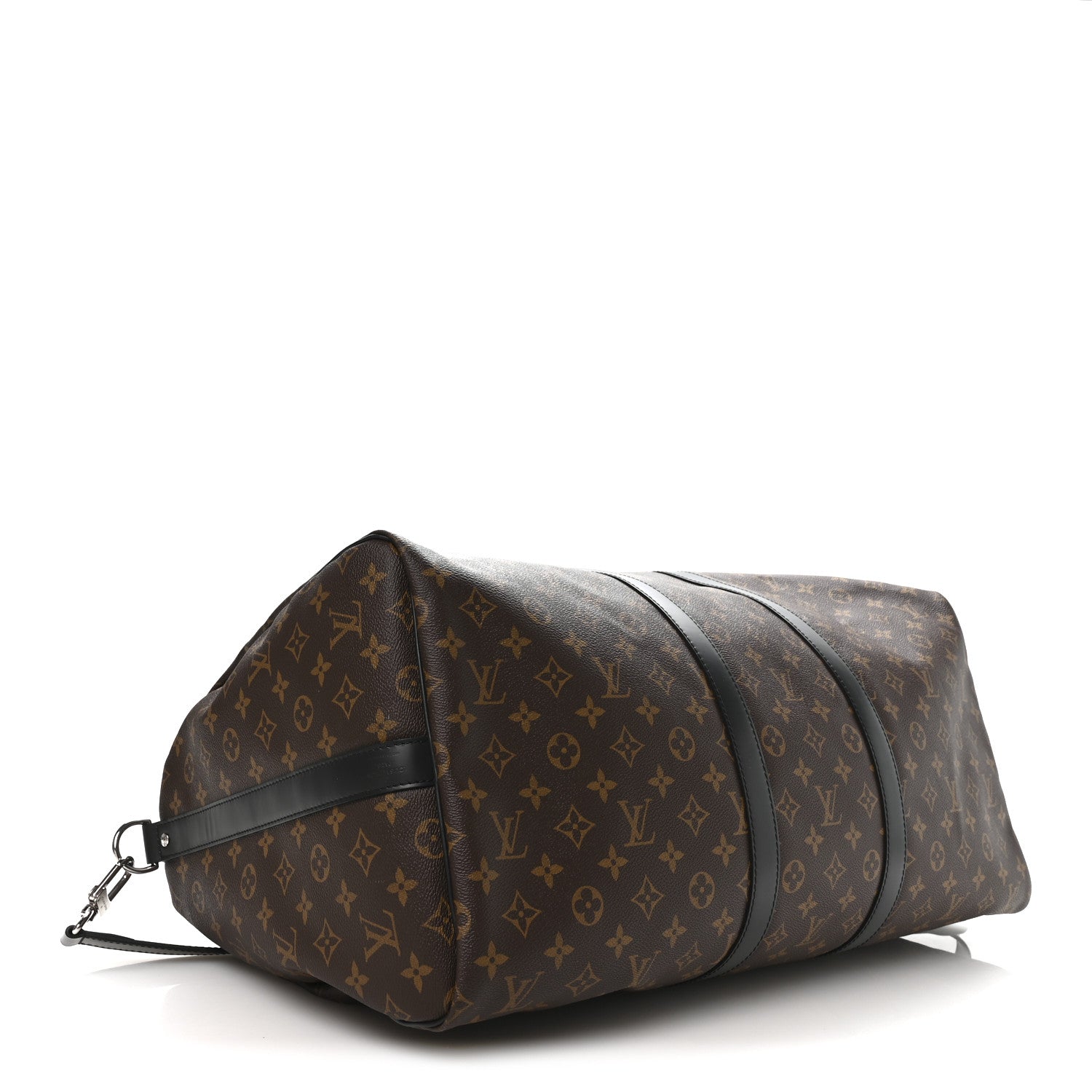 Monogram Macassar Keepall Bandouliere 55