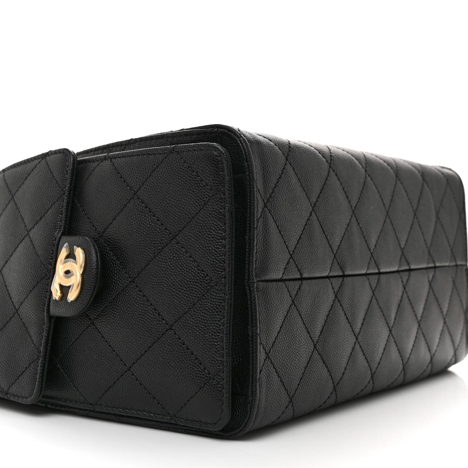 Caviar Quilted Small Chanel 25 Handbag Black