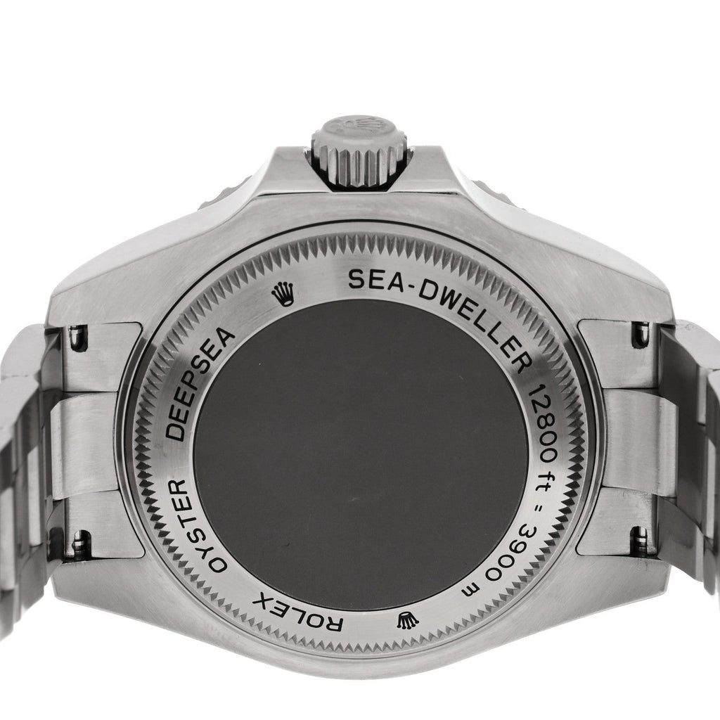 Stainless Steel 44mm Oyster Perpetual Date Sea-Dweller Deepsea Watch Black 116660