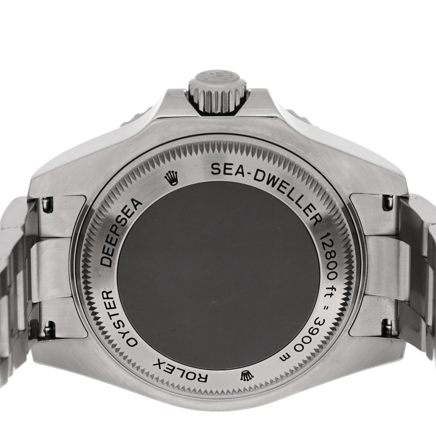 Stainless Steel 44mm Oyster Perpetual Date Sea-Dweller Deepsea Watch Black 116660