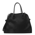 Matte Grained Calfskin Soft Margaux 12 Black