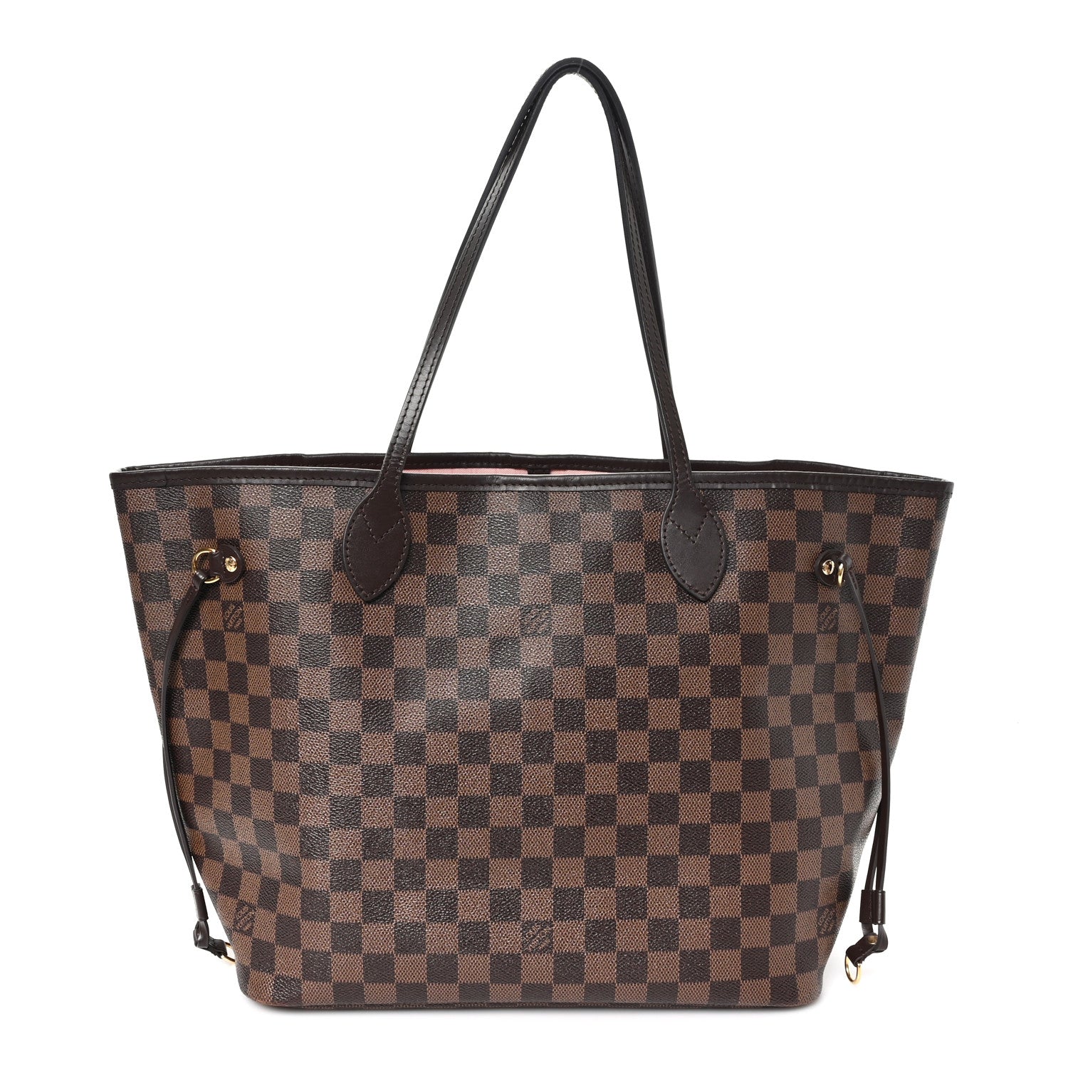Damier Ebene Neo Neverfull MM Rose Ballerine