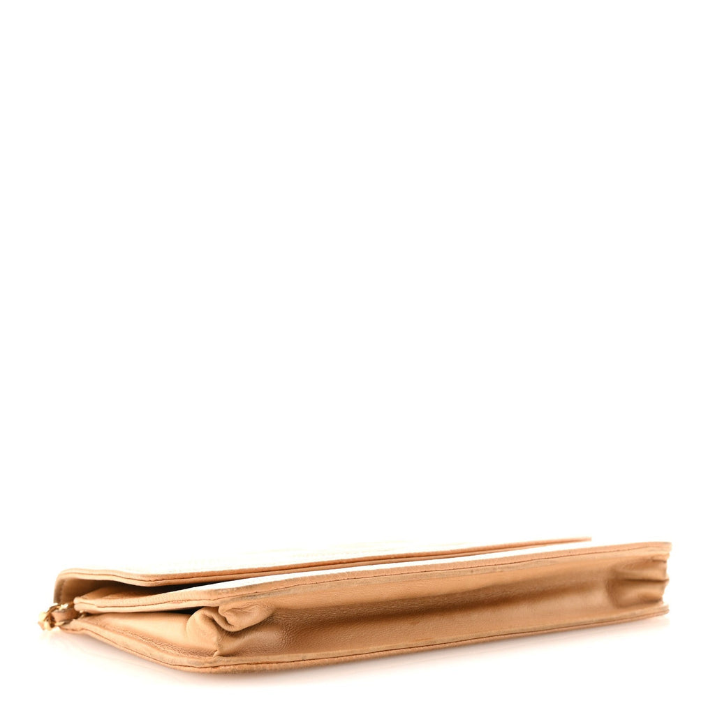 Caviar Timeless CC Wallet on Chain WOC Beige