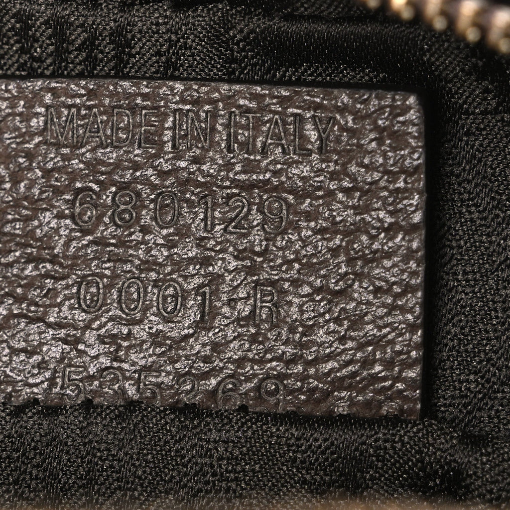 X BALENCIAGA BB Supreme Monogram Web Mini Ophidia Messenger Beige New Acero