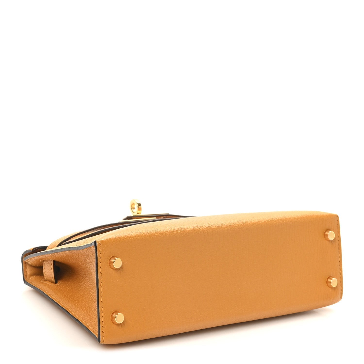 Chevre Chamkila Mini Kelly Sellier 20 Jaune D'or