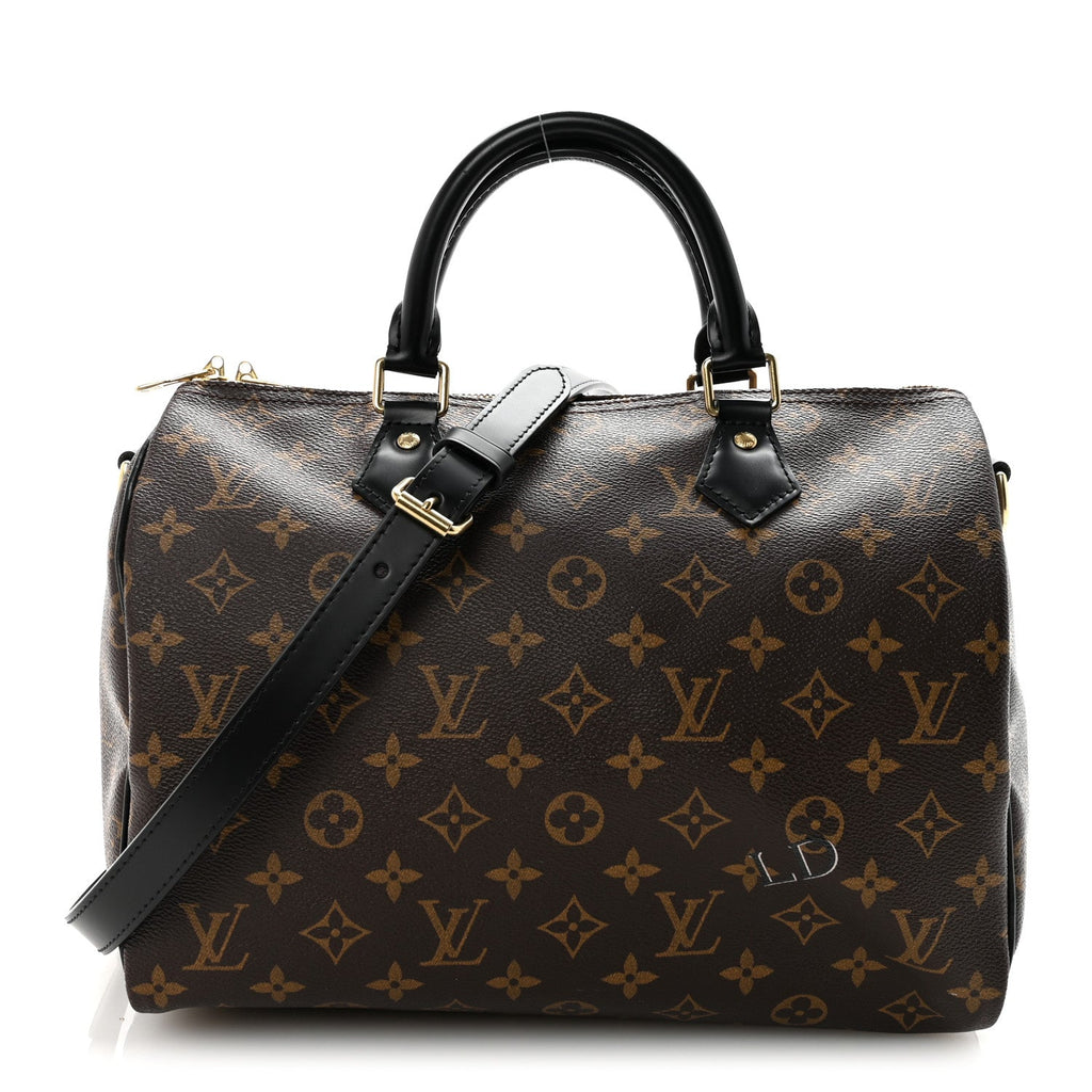 Monogram My World Tour Speedy Bandouliere 30 Black